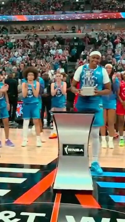 New York Liberty center Jonquel Jones wins WNBA All-Star Game MVP!