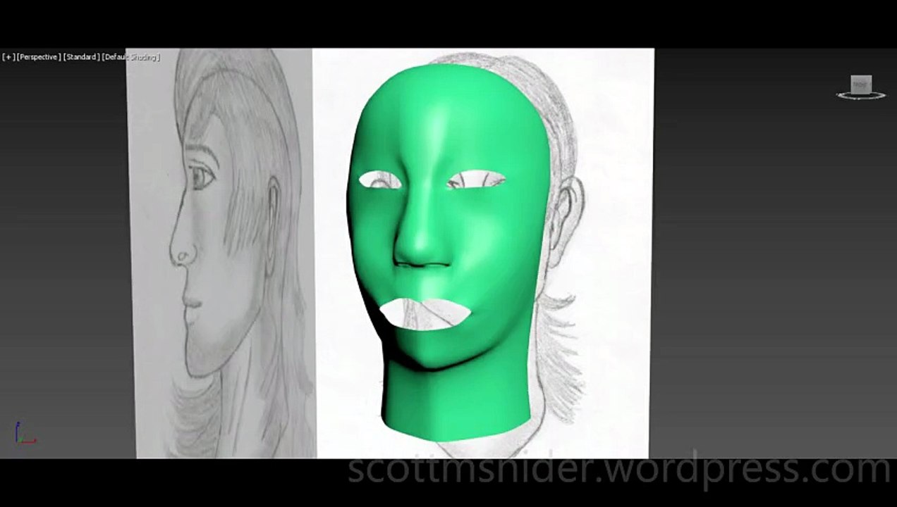 Grabovski: 3DS MAX Practice Polygon Modeling Head Model Video #25 (07-26-2026)