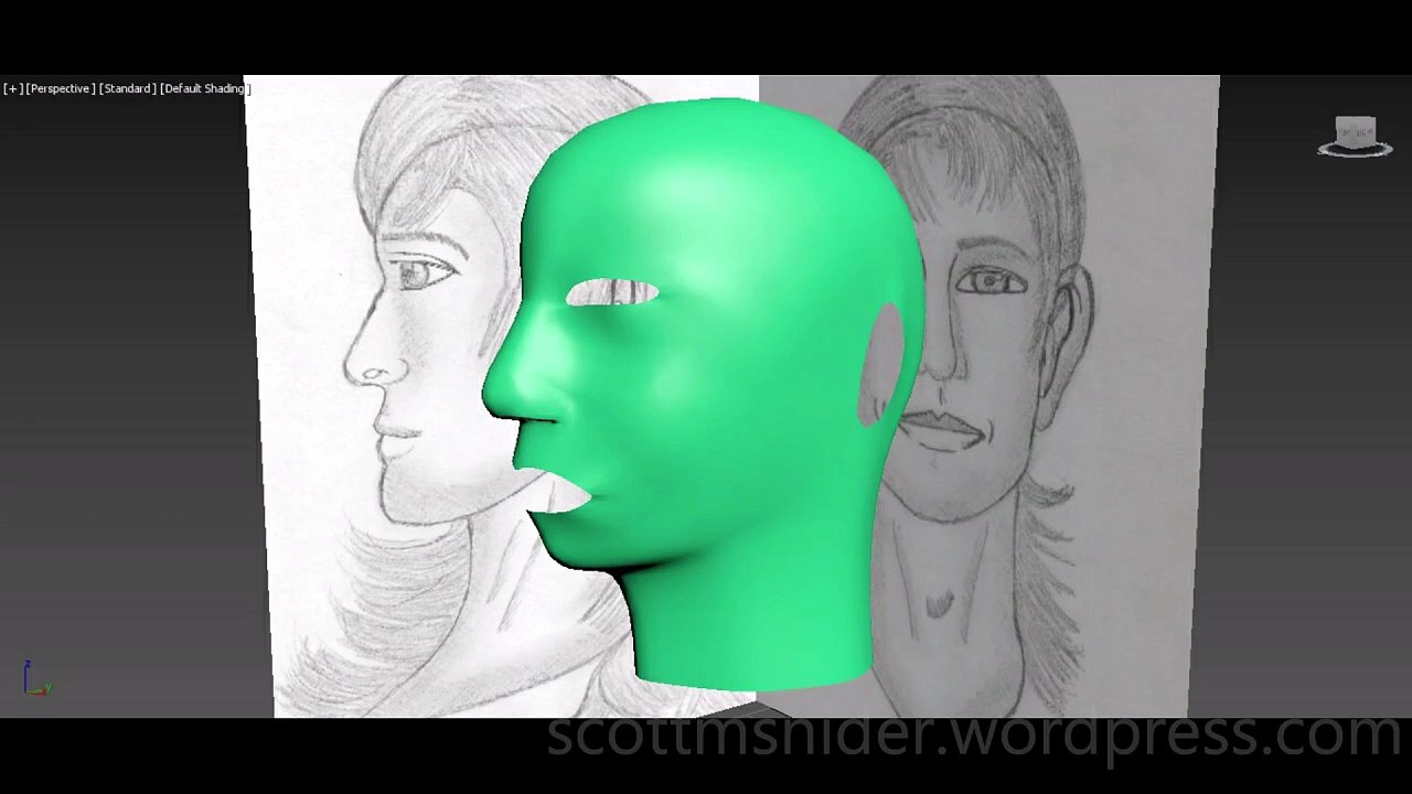 Grabovski: 3DS MAX Practice Polygon Modeling Head Model Video #27 (07-26-2026)