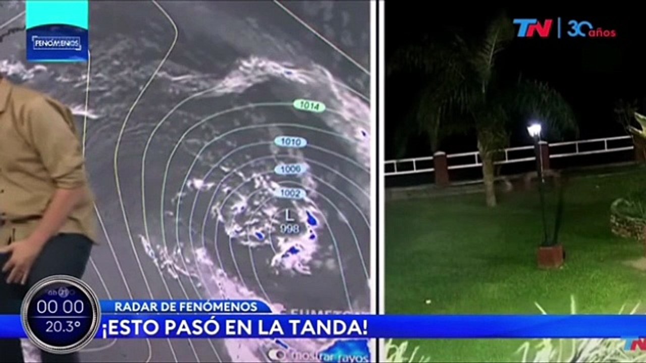 Una misteriosa silueta apareció durante una transmisión en vivo