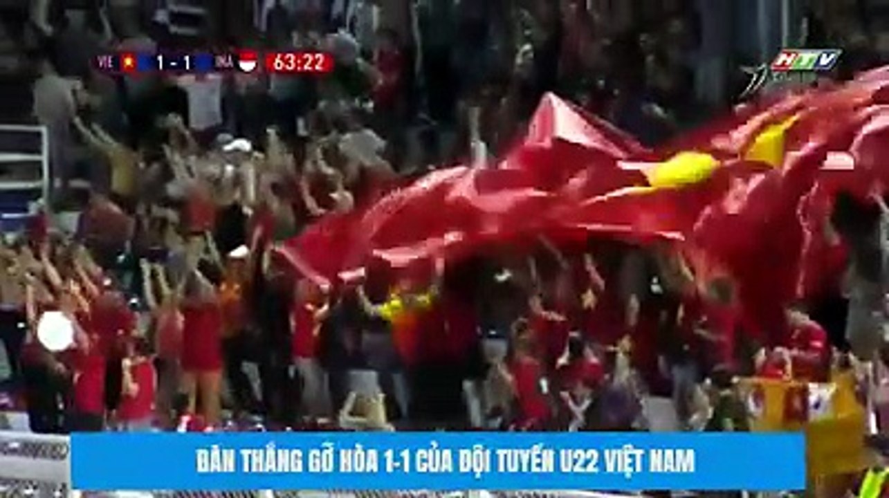 U22 Việt Nam 2-1 U22 Indonesia - Goals and Highlights (1/12/2019) | HTV Thể Thao