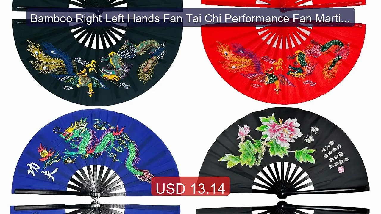Bamboo Right Left Hands Fan Tai Chi Performance Fan Martial Arts F... -- Best Deal 2026 | Shop Now!