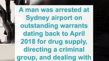 Arrest at airport on eight-year outstanding warrant