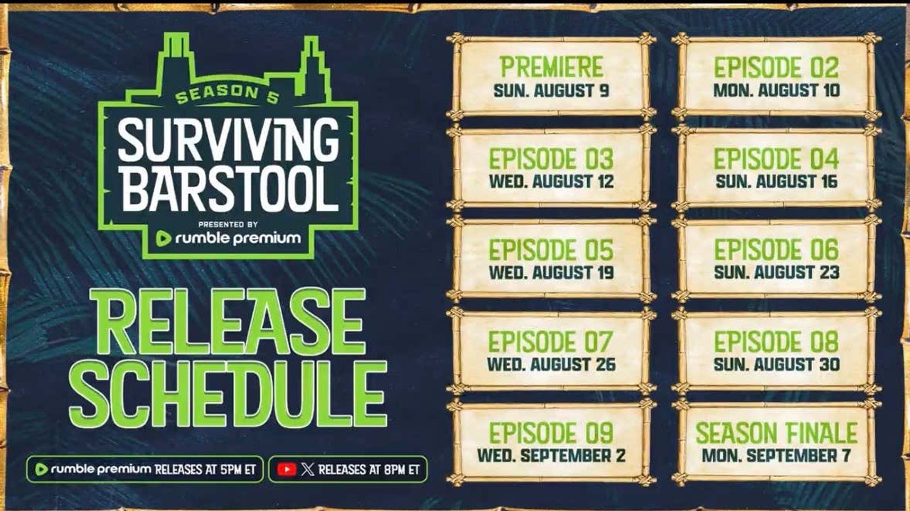 Surviving Barstool Returns Sunday, August 9 for Season 5