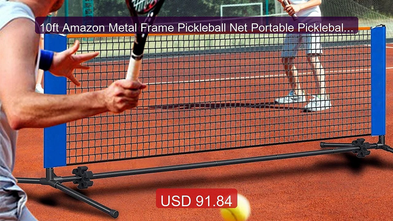 10ft Amazon Metal Frame Pickleball Net Portable Pickleball Rac... -- Hot Deal 2026 | Limited Offer!