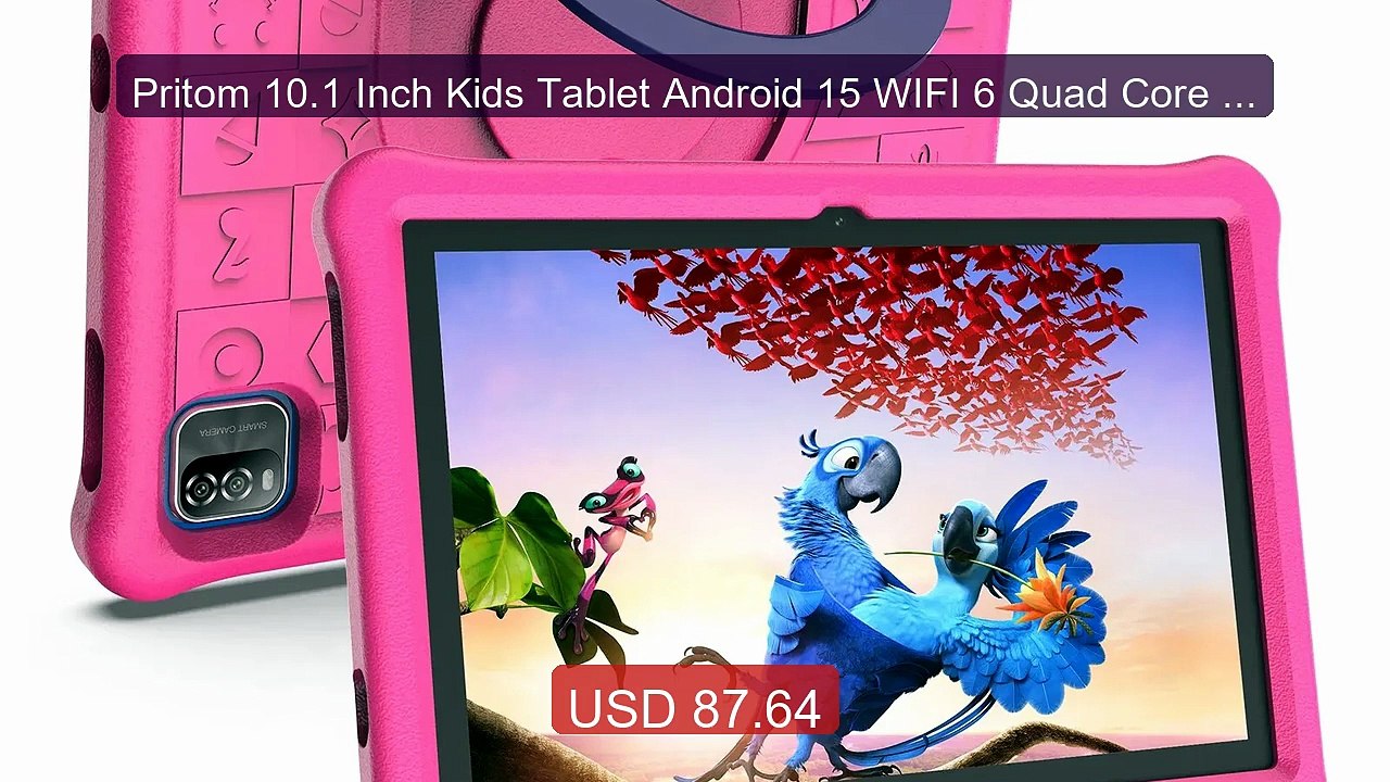 Pritom 10.1 Inch Kids Tablet Android 15 WIFI 6 Quad Core Proce... -- Best Buy 2026 | Great Quality!