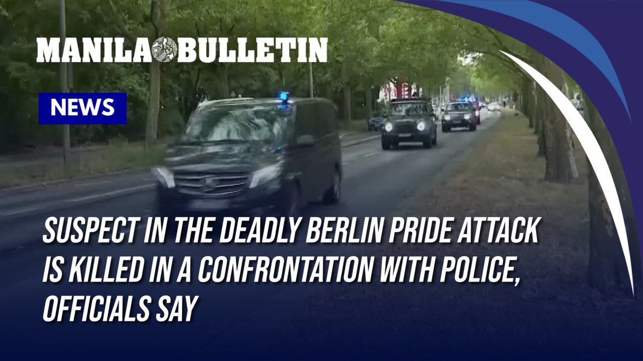 Suspect in the deadly Berlin Pride attack is killed in a confrontation with police, officials say