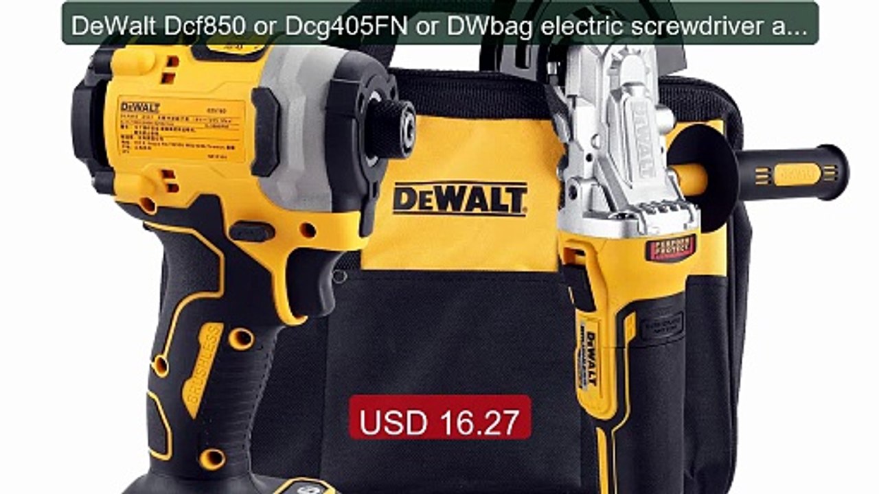 DeWalt Dcf850 or Dcg405FN or DWbag electric screwdriver angle grin... -- Best Deal 2026 | Shop Now!
