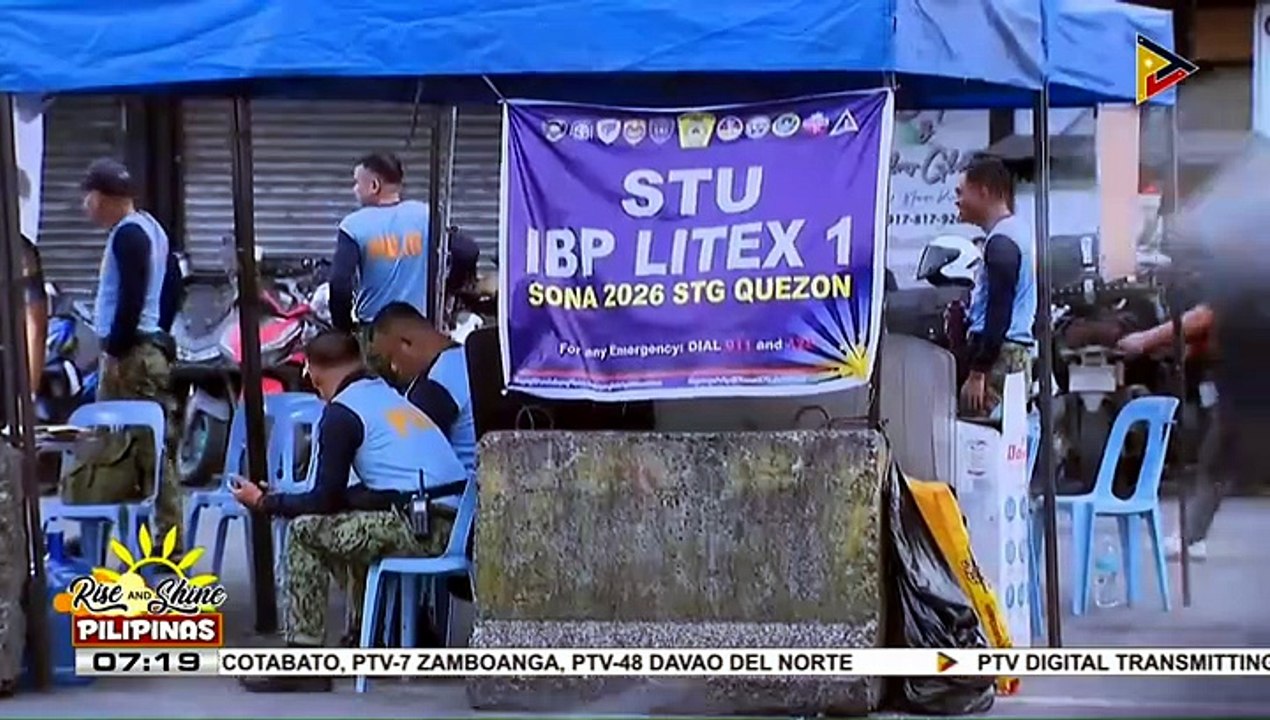 #SONA2026 Mga awtoridad, nakahanda na para sa ika-5 SONA ni PBBM; nasa 1,000 pulis, inaasahang magbabantay sa paligid ng Batasang Pambansa | ulat ni JM Thompson
