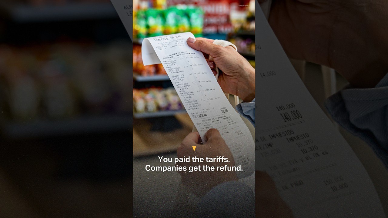 You paid the tariffs. Companies get the refund.