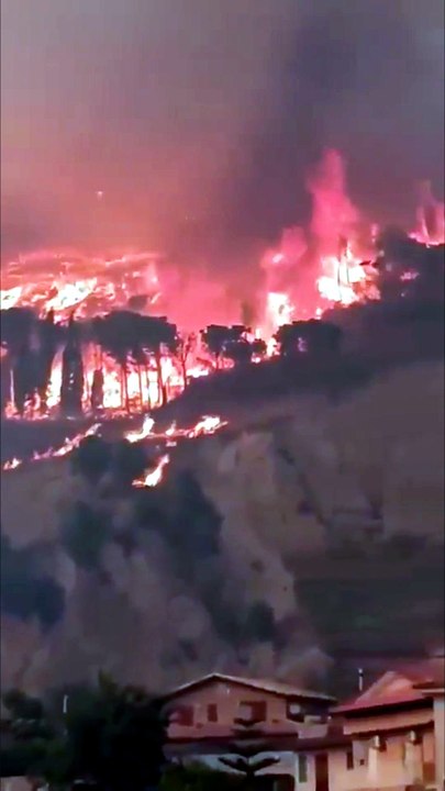Wildfires in Spain and France force over 300,000 people to evacuate.