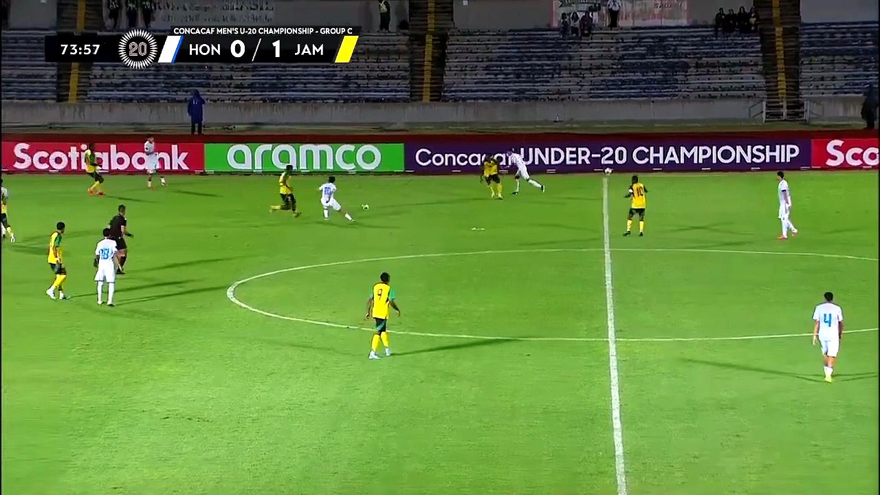 Así fue el golazo con el que Honduras le empató a Jamaica