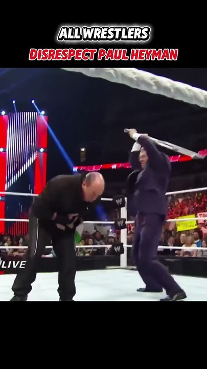 All Wrestlers Disrespect Paul Heyman But Roman Reigns