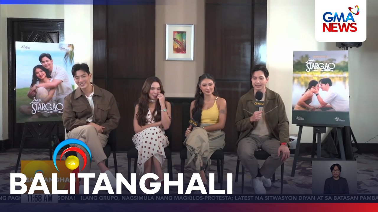 Alden Richards at Nadine Lustre, nanguna sa mid-season launch ng kanilang series na "Love, Siargao" | Balitanghali