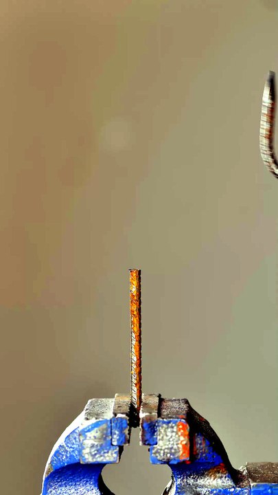 Rebar transformed into a power drill🛠️