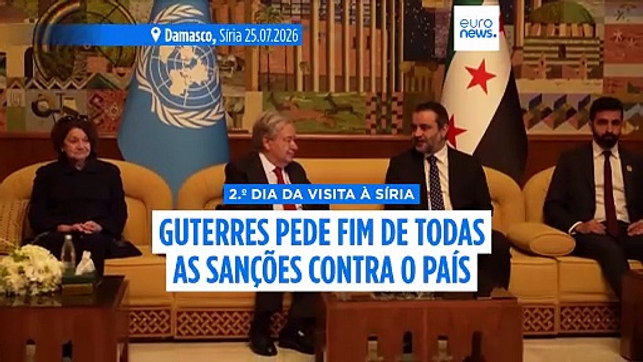 Secretário-geral da ONU pede o fim de todas as sanções contra a Síria