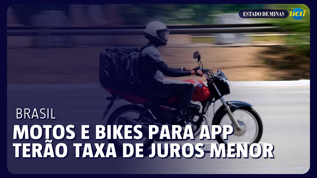 Motociclistas de app ganham financiamento com juros menores