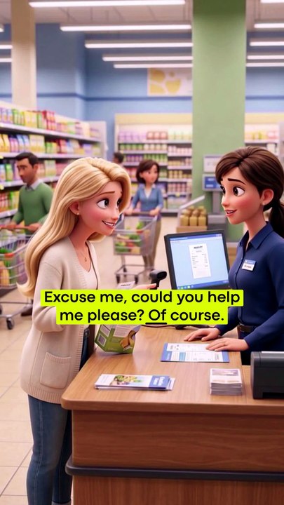 RETURNING A DAMAGED PRODUCT 🛒 Easy English Conversation #shorts