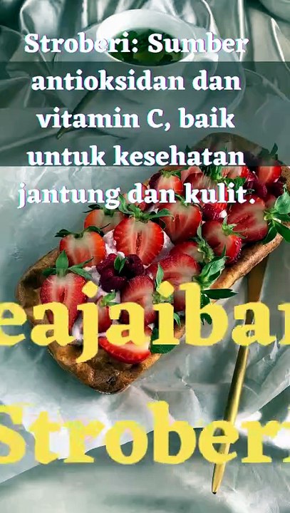 manfaat strober untuk kesehatan kita