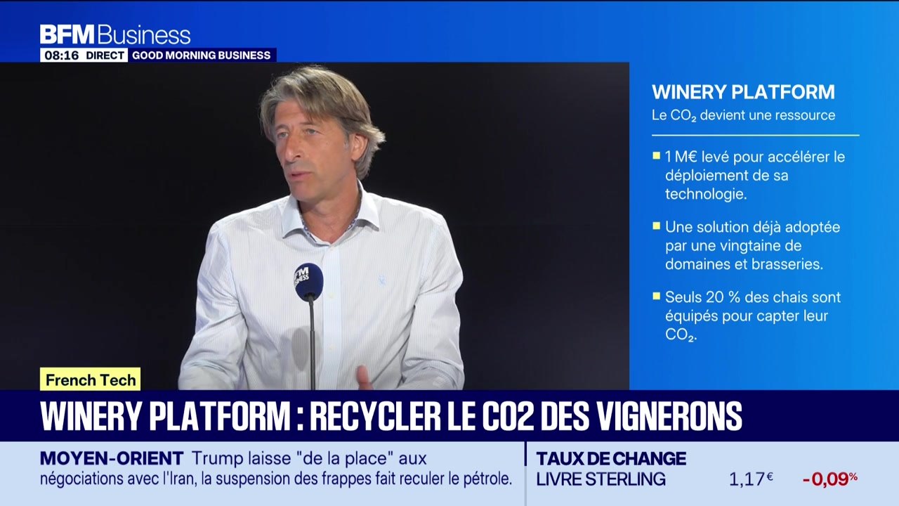 French Tech : Winery Platform, recycler le CO2 des vignerons - 27/07