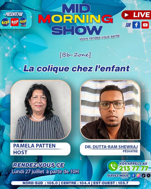 MID MORNING SHOW [ Bb-zone]: La colique chez l'enfant