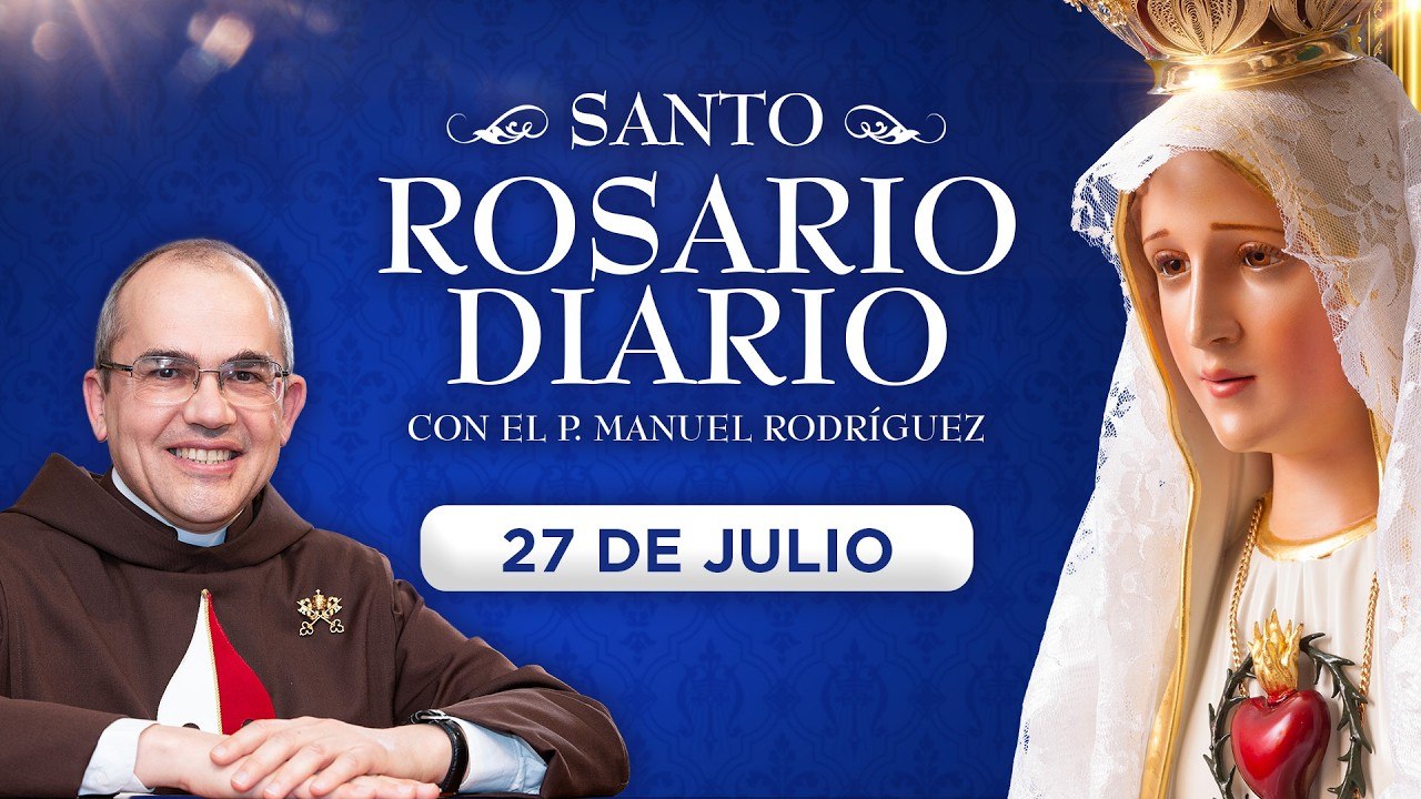 Santo Rosario Diario | Lunes 27 de julio - Misterios gozosos #rosario