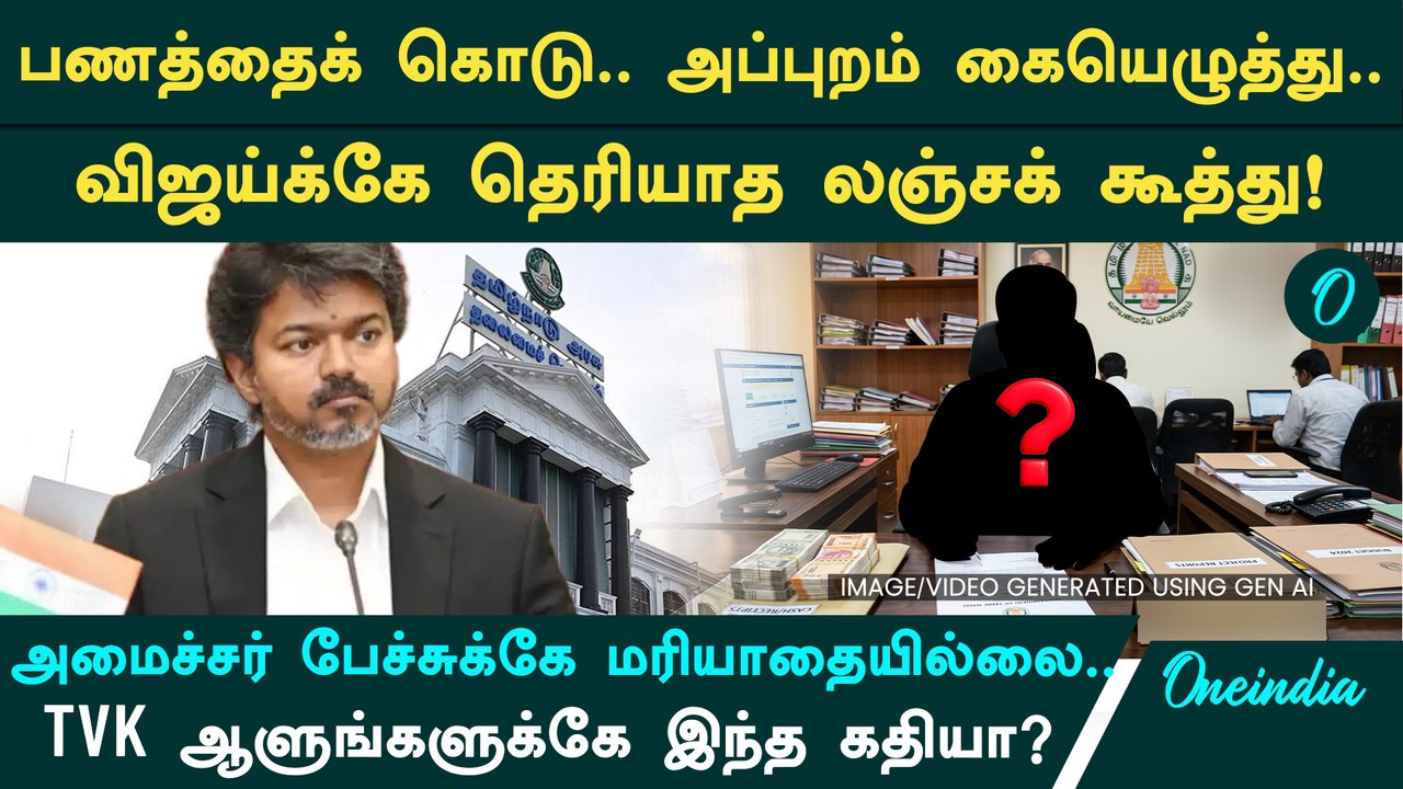 CM Vijayக்கு தெரியாமல் கூத்துகள்..TVK கூட்டணி தலைவர்களையே லஞ்சம் கேட்டு அலறவிடும் அந்த அதிகாரி யார்?
