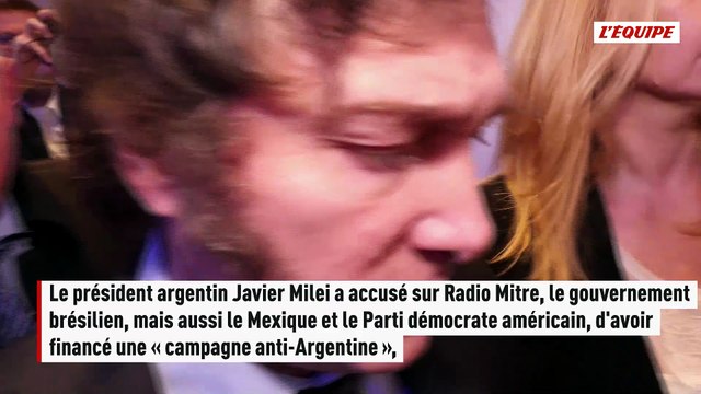 Le président argentin Javier Milei accuse le Brésil, le Mexique et le Parti démocrate américain d'avoir financé une « campagne anti-Argentine » - Foot - Coupe du monde 2026