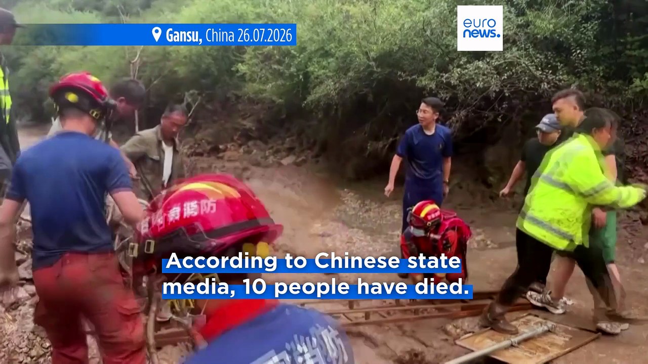 10 killed and nearly two dozen injured after flash floods hit tourist site in northwestern China