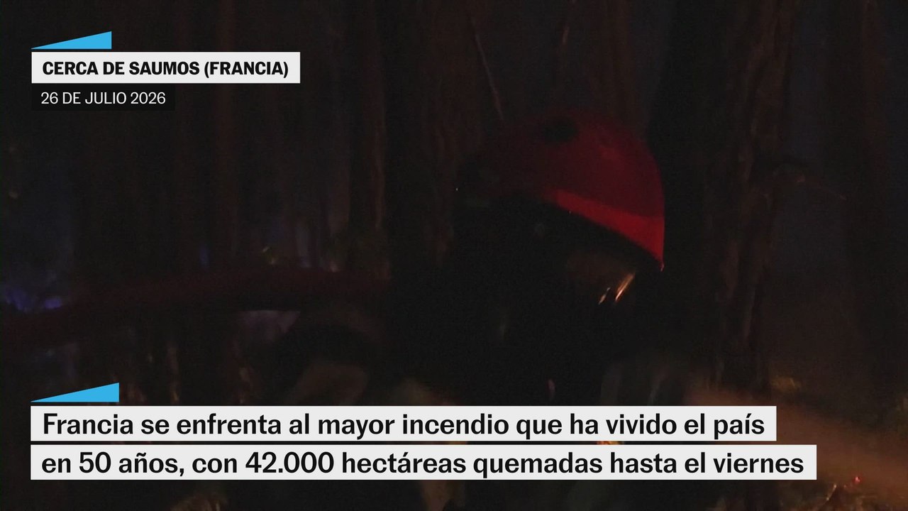 Francia se enfrenta al mayor incendio que ha vivido en 50 años