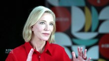 Cate Blanchett habla sobre su nueva serie de televisión, Disclaimer.