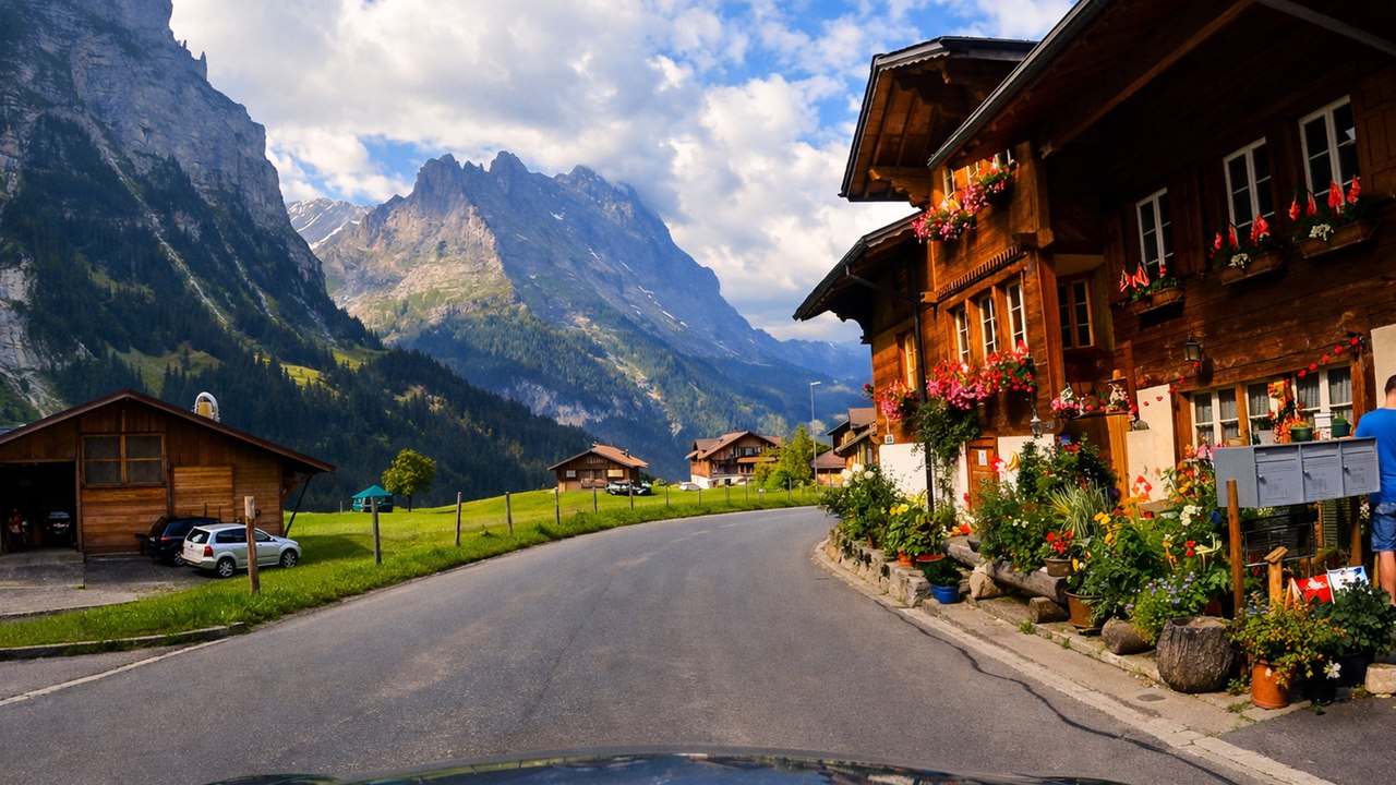 This Swiss Mountain Route Feels Calm and Beautiful