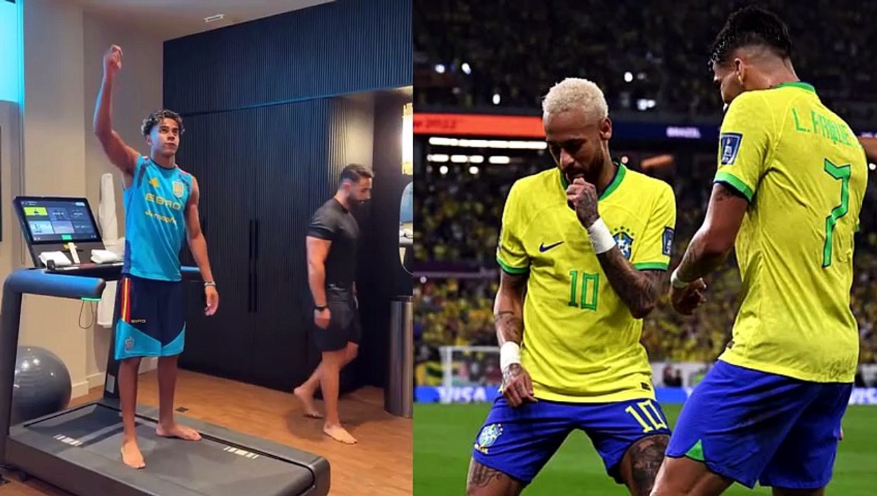 Lamine Yamal Does Neymar’s Iconic Brazilian Dance And It Goes VIRAL