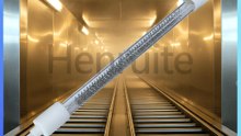 900W 240V Carbon Fiber Heating Tube Infrared Semi Plated White Quartz Glass Carbon Tube