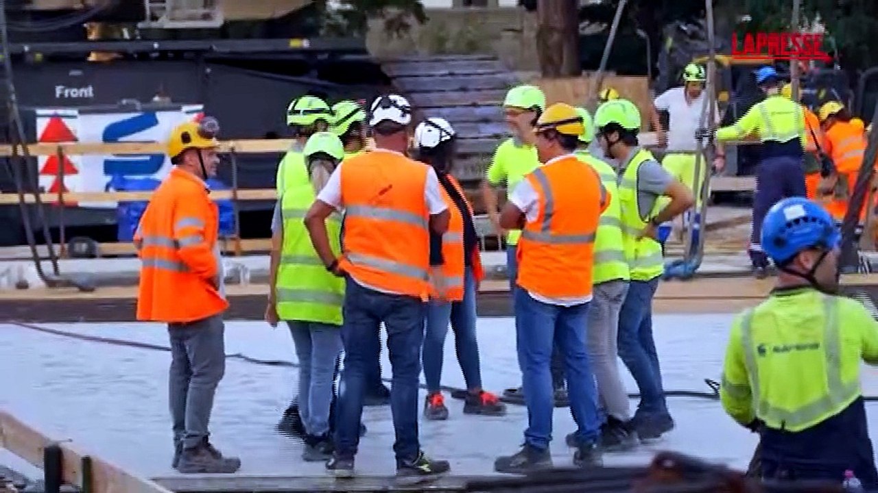 Firenze, concluso il varo del nuovo Ponte al Pino