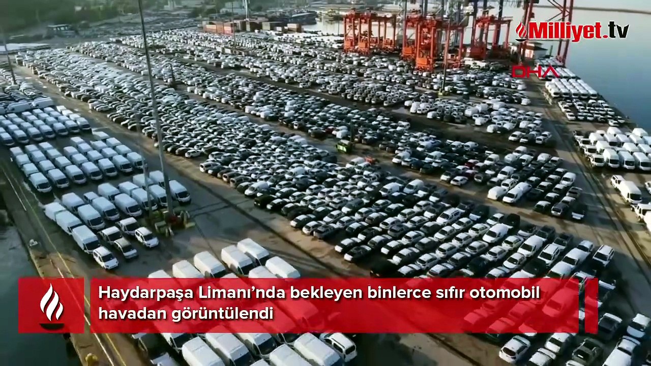 Haydarpaşa'da binlerce sıfır otomobil