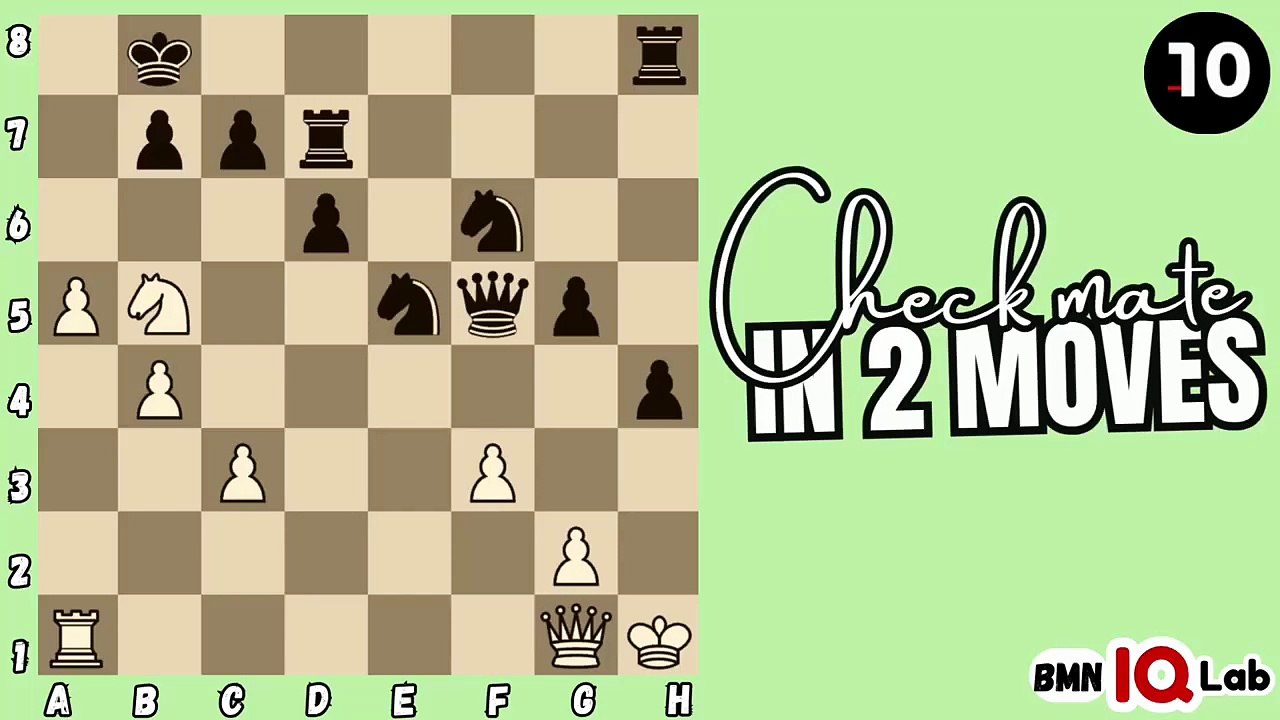 #ThinkLikeAPro 🧠😎 Can you checkmate in 2 moves? (Part 95) (White to play)♟️