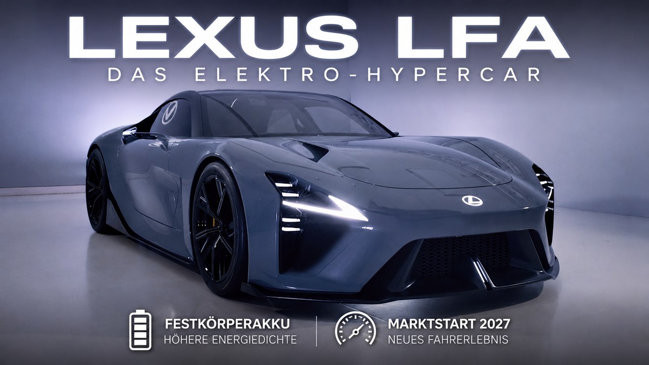 Lexus LFA (2027): Mehr Emotion statt künstlicher Motorsound