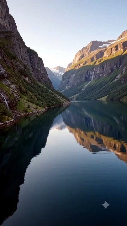Drone FPV Norwegian Fjord Sunrise | Stunning 4K Aerial Nature Flight
