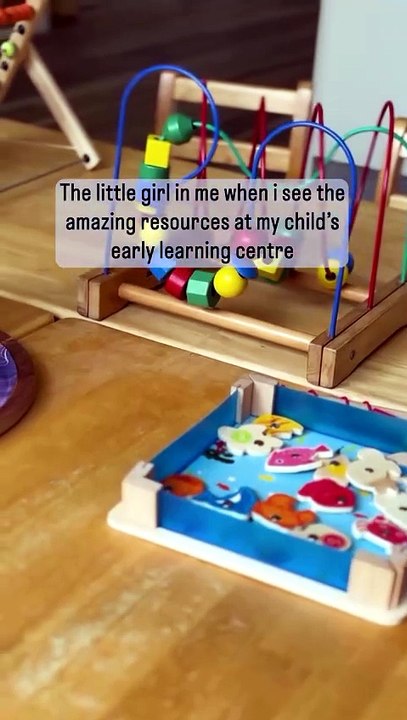 ✨ The little girl in me when I see the amazing resources at my child’s early learning centre!Fro