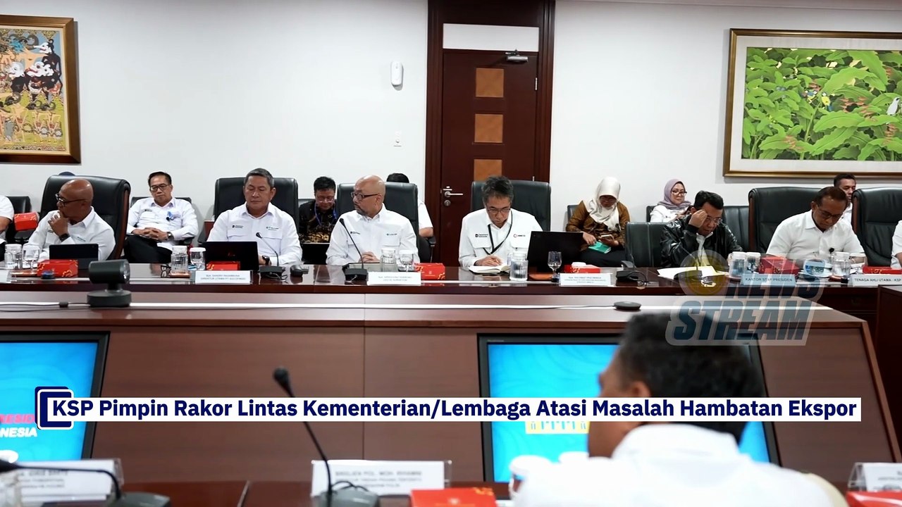 KSP Pimpin Rakor Lintas Kementerian/Lembaga Atasi Masalah Hambatan Ekspor