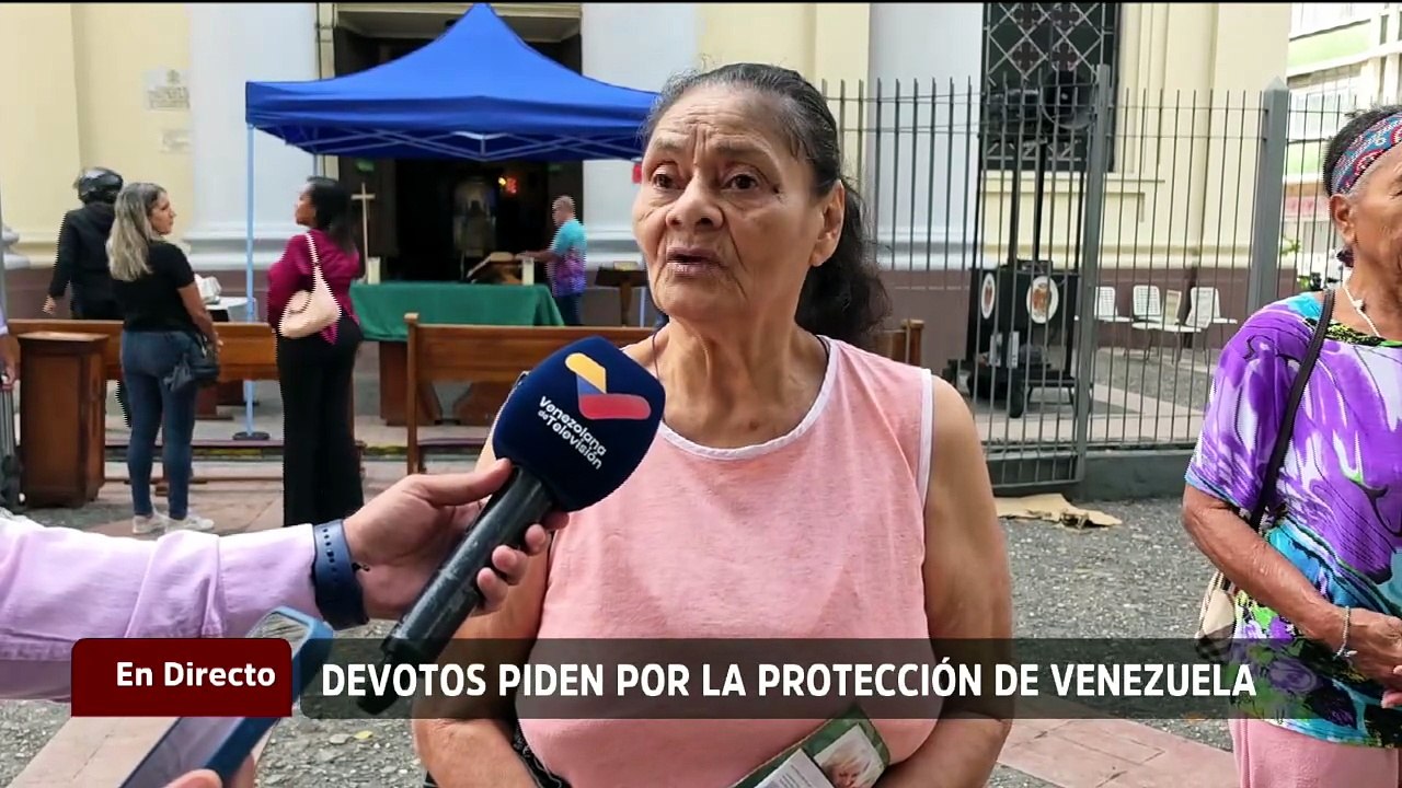 Feligreses piden fortaleza por Venezuela ante los recientes sismos que enlutaron a las familias