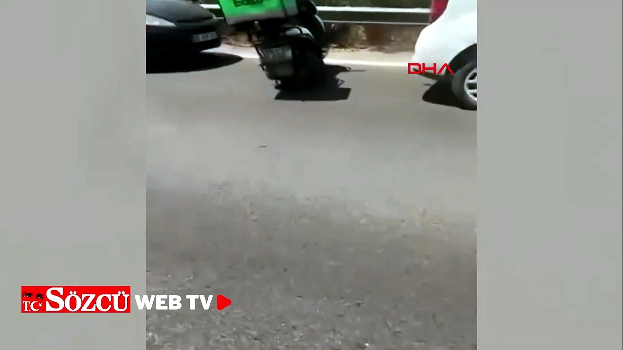 Arızalanan otomobile çarpan motosikletin sürücüsü öldü