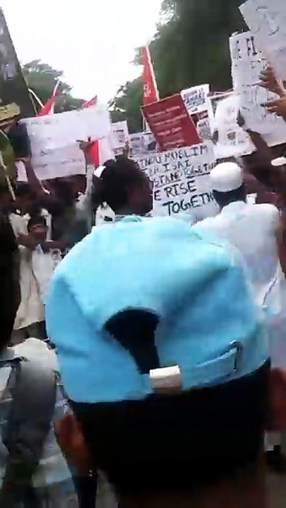Student Protest l Rally Timmapuri Circle to DC office l Education Minister should Resigen...
