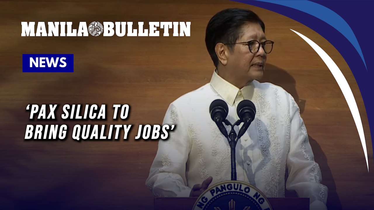 Marcos says Pax Silica hub will create quality jobs, boost economy