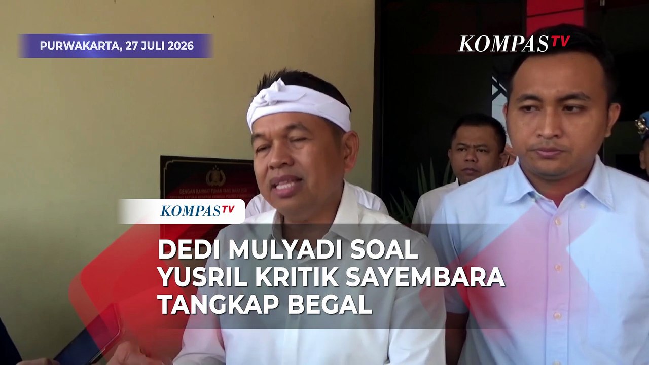 Respons Dedi Mulyadi soal Yusril Kritik Sayembara Tangkap Begal