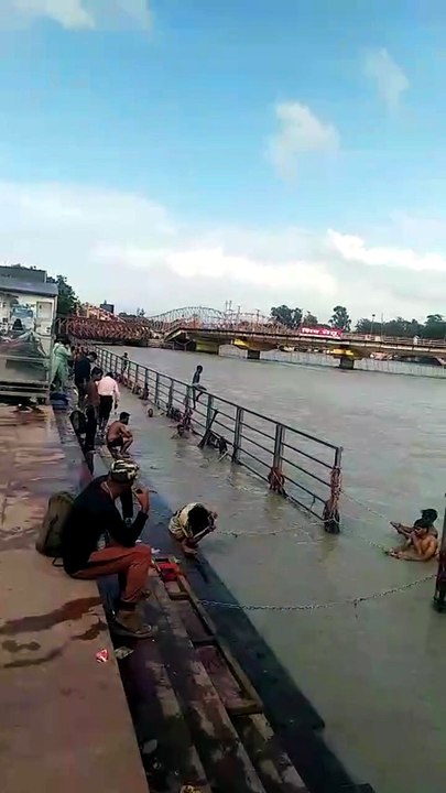 Haridwar view of ganga river #uttarakhand #india
