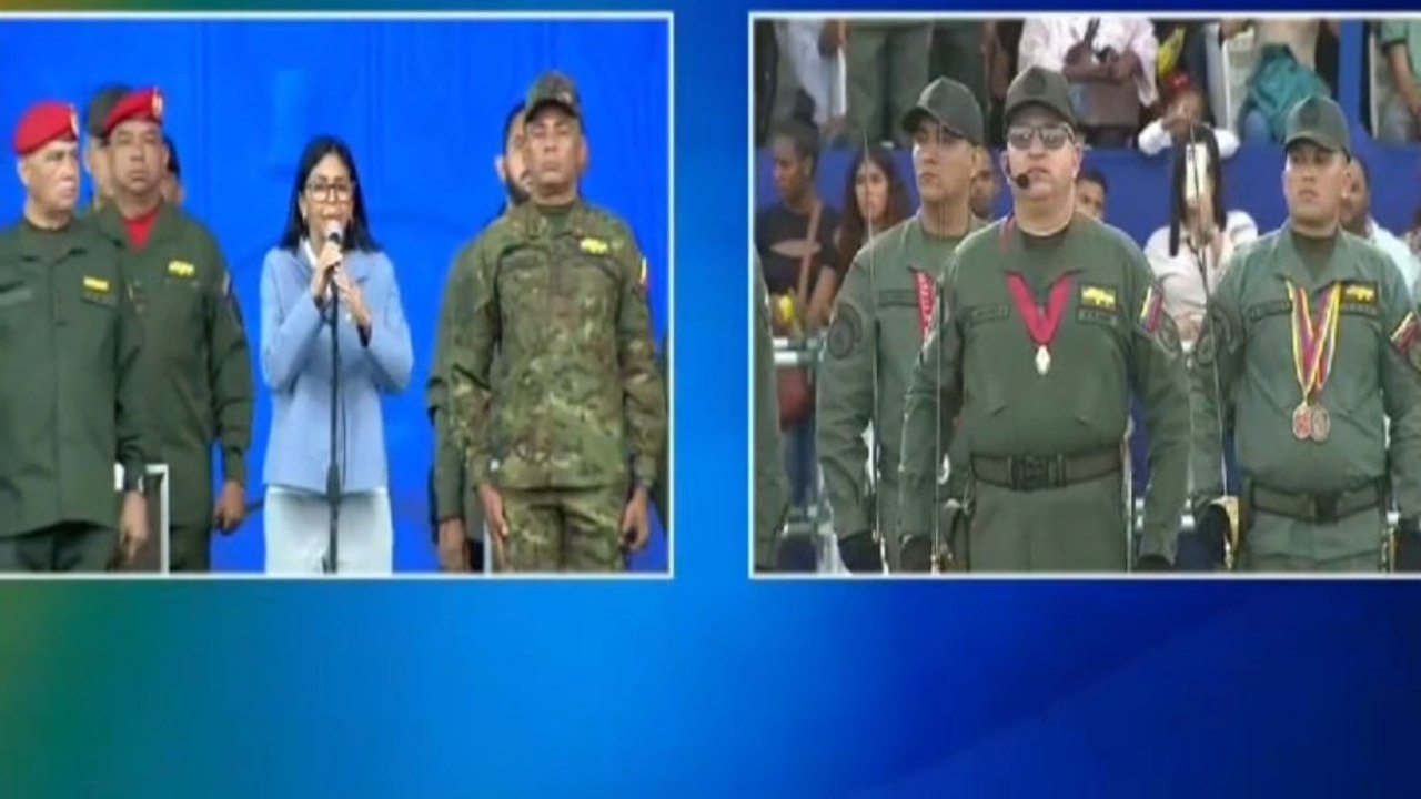 Delcy con Nuevo Alto Mando Militar