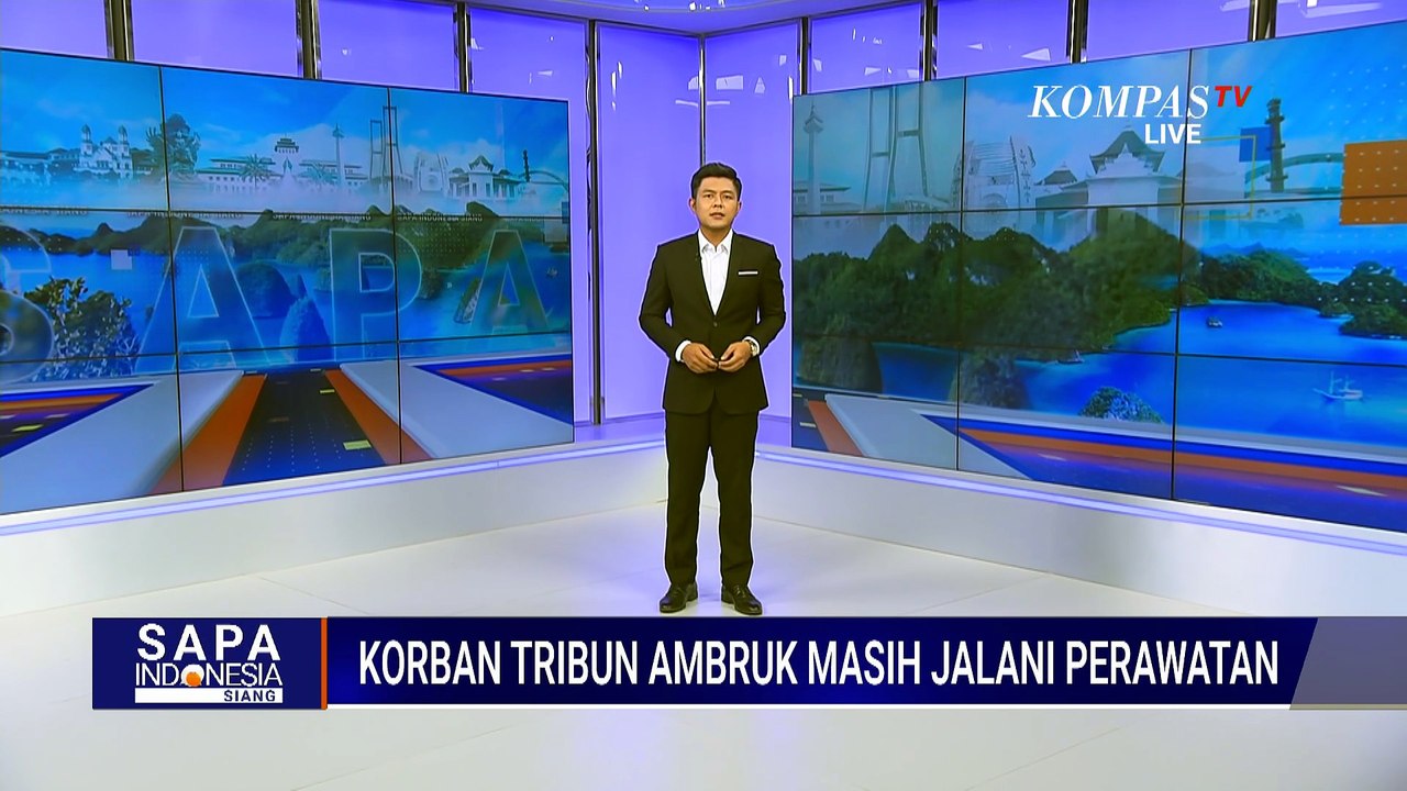 Korban Ambruknya Tribun GOR Satria Purwokerto Masih Dirawat, Korban Alami Patah Tulang | SAPA SIANG