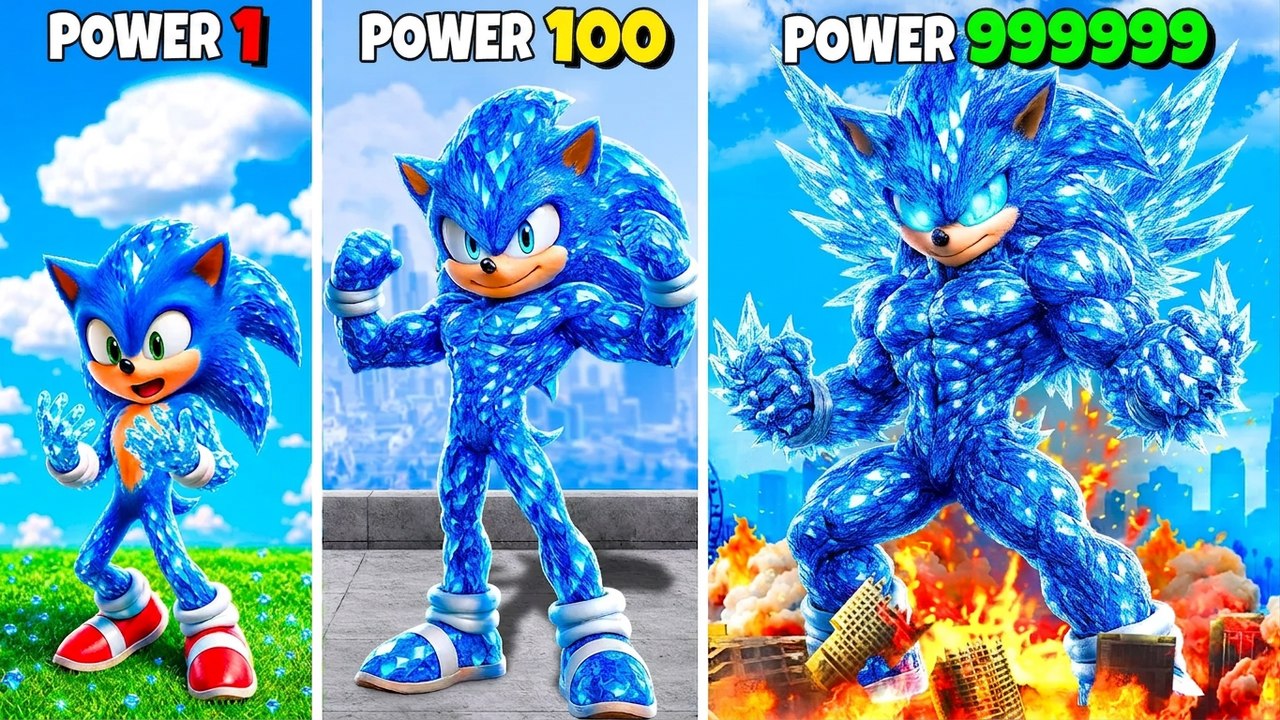 Upgrading DIAMOND SONIC in GTA 5! (Sonic Movie Mod)